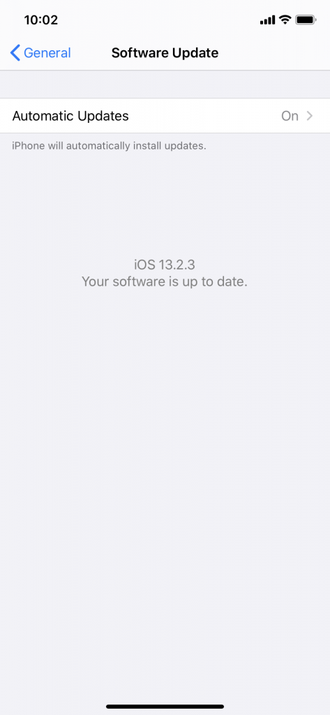 iOSを順不同で更新します
