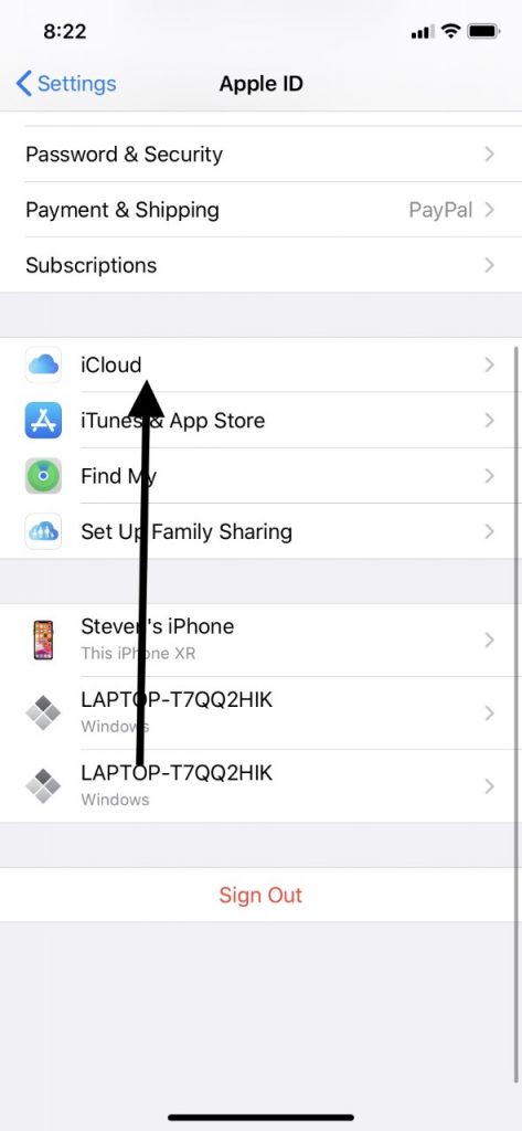 オフロード未使用アプリの代わりにiCloudを使用します