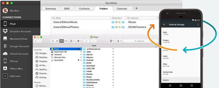 SyncmateのようなAndroid転送ツール