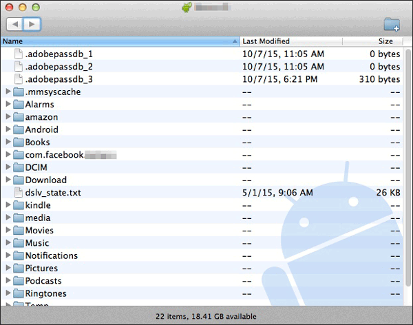 Androidファイル転送を使用してMacからAndroidに音楽をコピーする