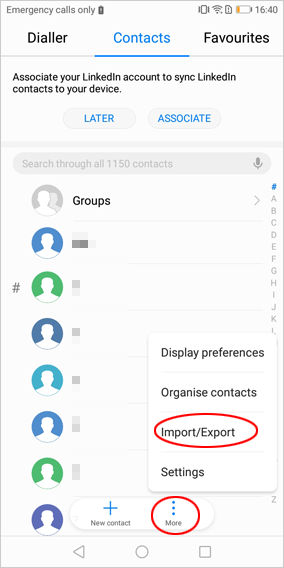 GoogleアカウントでOPPOで連絡先バックアップを取得する方法