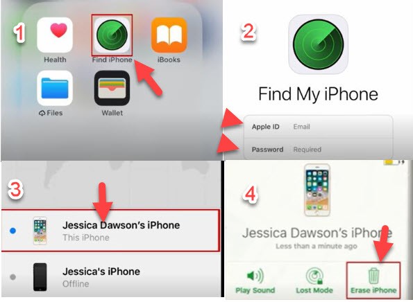 別のAppleデバイスを介してiPhoneパスコードをバイパスします