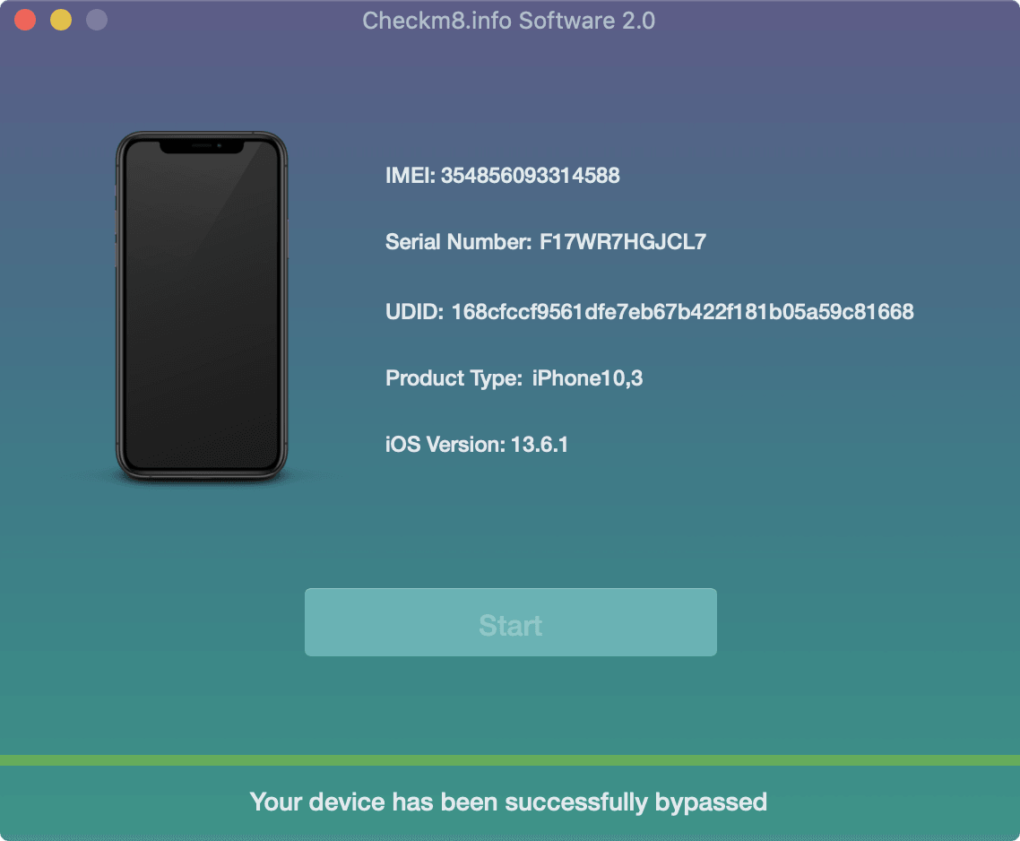 CHECKM8のロックを解除します