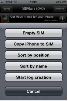 JailbreakingによってiPhoneからSIMに連絡先をエクスポートする方法