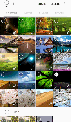 Androidギャラリーで写真を永久に削除する方法