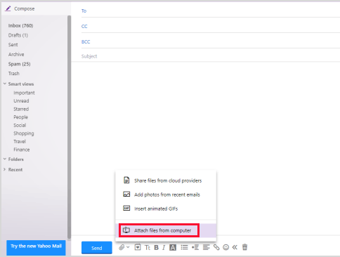 電子メールを使用して、Windows11からiPhone無料のファイルを無料でコピーします
