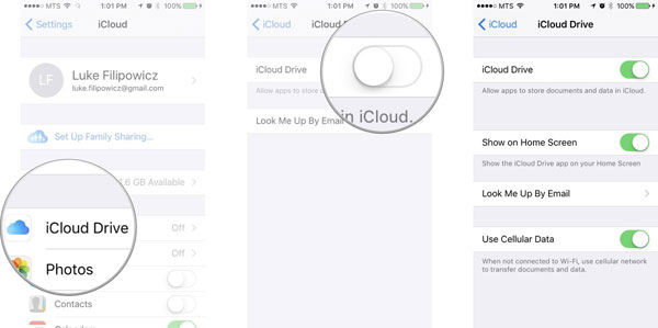 iCloud Driveを介してiPadから別のiPadにiBooksを転送する方法