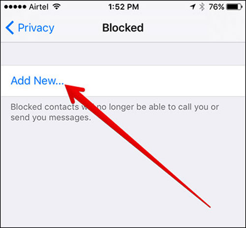iPhoneのWhatsApp連絡先をブロックします