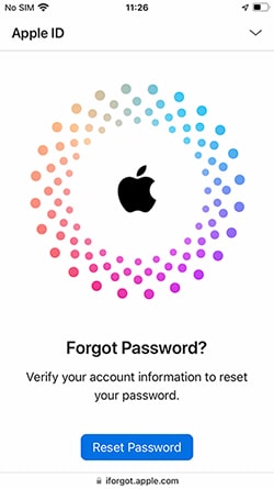 Apple IDのパスワードを忘れました