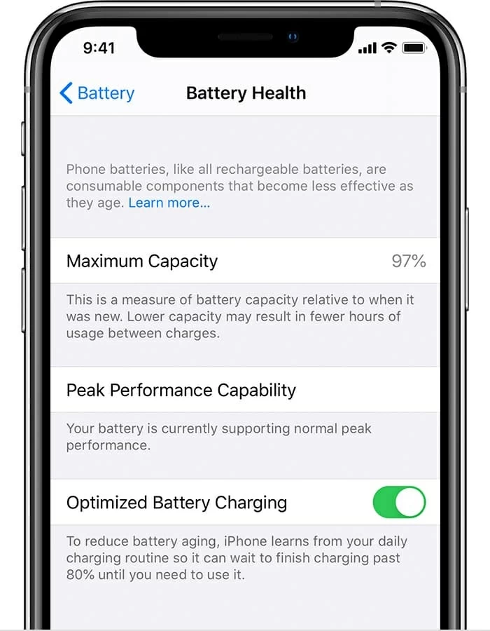 iPhone XRのバッテリーは充電されていません