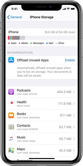 必要ないiPhoneからデータを削除します