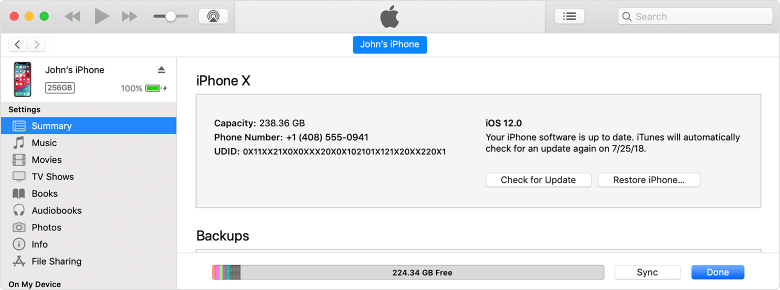 iPhoneをiTunesで更新します 