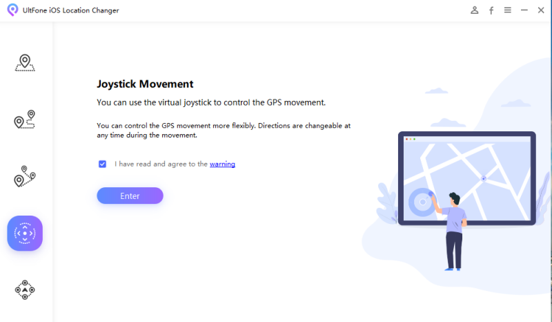 ultfoneでhappnの場所を変更します