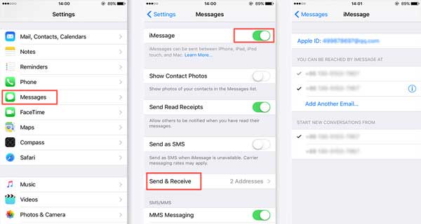 iOS 16で動作しないimessageを修正できるimessageを有効にする