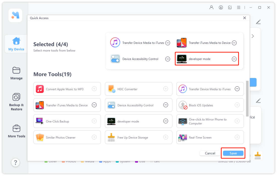 表示されない開発者モードを修正するためのその他のツール