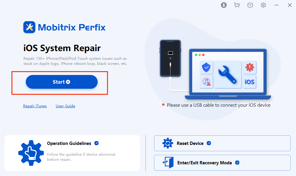 Mobitrix Perfixをクリックして問題を修正します