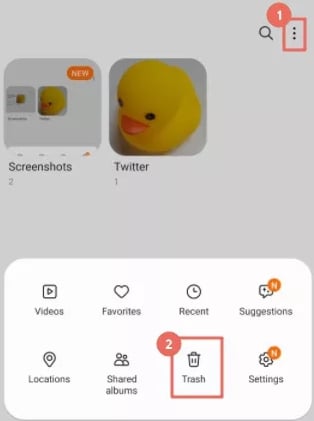 Mobil Gmailでビンをリサイクルします