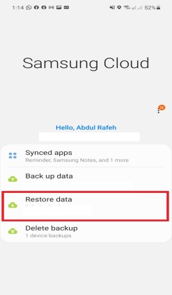 Samsung CloudからSamsung S5の写真を復元します
