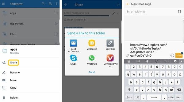 Dropboxを介してMacからAndroidにワイヤレスで写真を転送します