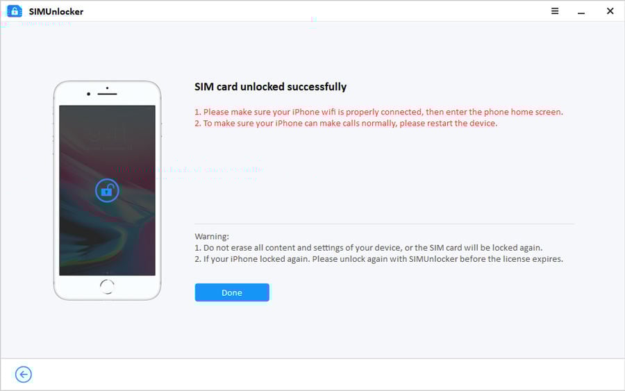 iPhone Simロックのロックを解除します