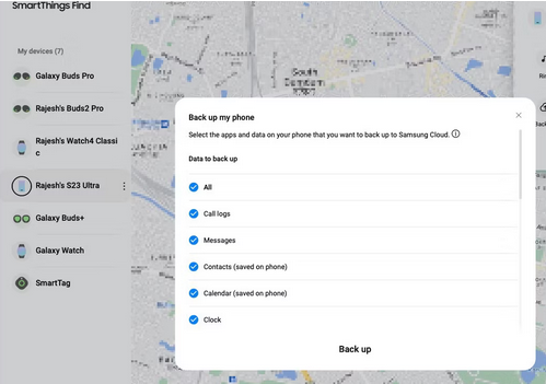 SmartThingsを介した水損傷した電話データの回復