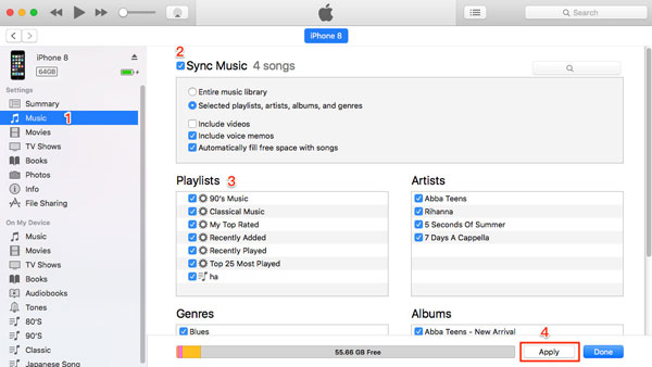 iTunesでiPhoneからプレイリストを削除するにはどうすればよいですか
