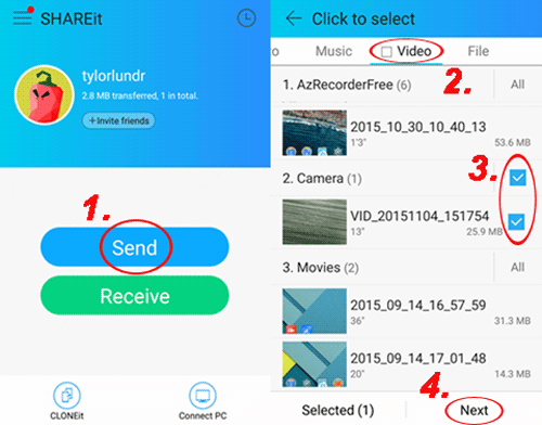 AndroidをiOSに転送する方法