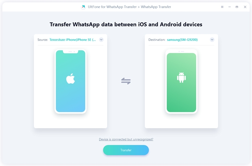 iPhoneをAndroidに転送します