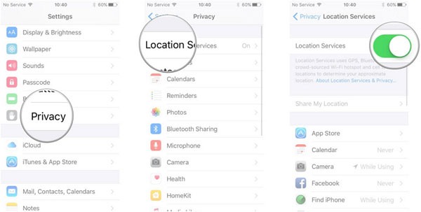 ロケーションサービスを有効にしてiOS 16メッセージが機能しないことを修正します