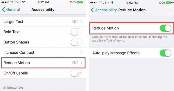 モーションを削減することを無効にして、iOS 16でのimessageの失敗したimessageを修正する