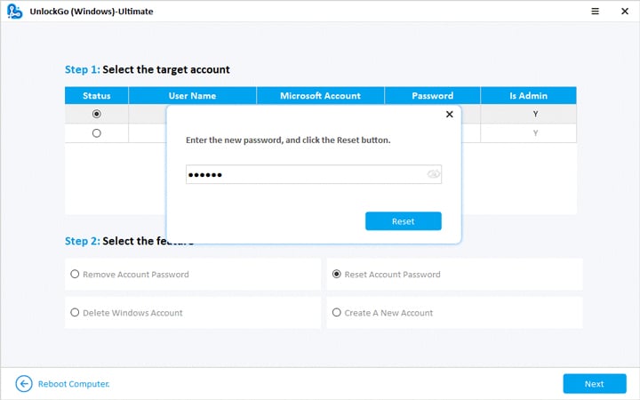 Microsoftアカウントの変更Windowsのロック解除