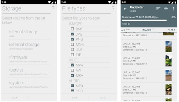 UndroidのようなAndroidのビデオ回復ファイルやデータを回復する