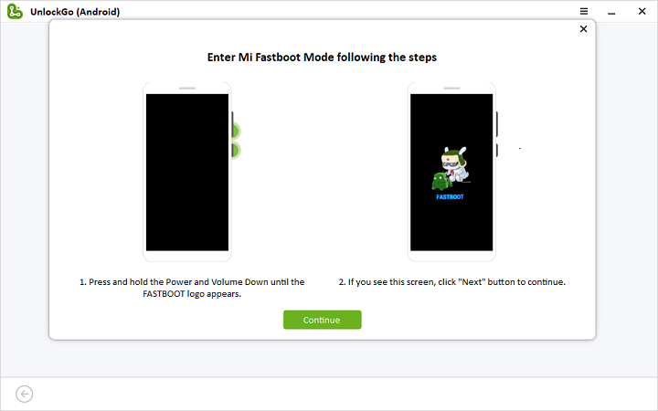 Xiaomi FastBootを入力します