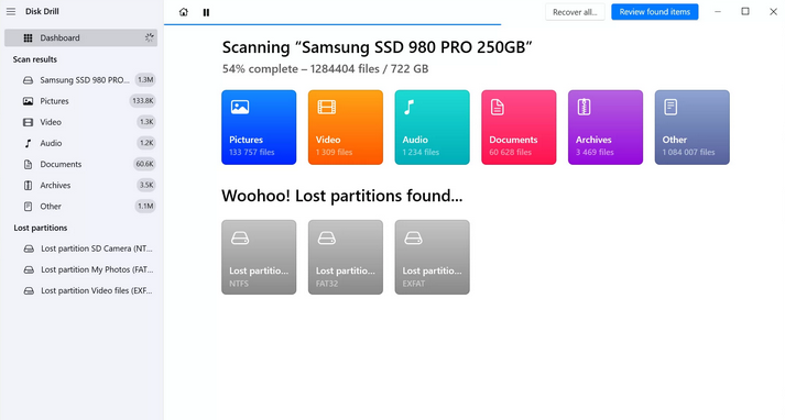 SDカードデータリカバリソフトウェアディスクドリルなど