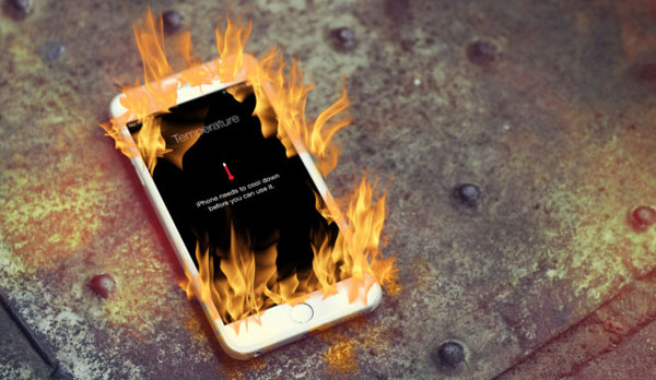 iPhoneが過熱していないことを確認してください