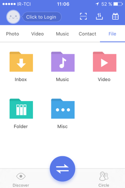 ZapyaでiPhoneからVivoにファイルを転送する方法
